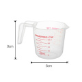 BPA-free 3 Pack Stackable 1 / 2 / 4 Cup Capacity Handle Grip Plastic Measuring Cup Measure Set